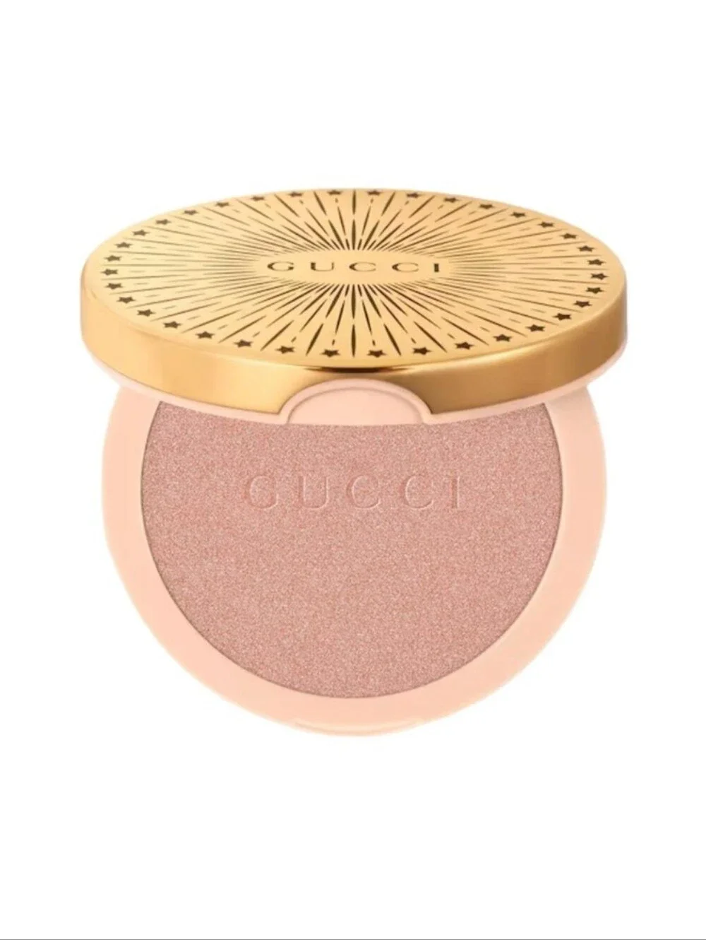 Gucci Highlighter Opal Pink Illuminating Powder NIB + Beauty Cosmetic Bag GWP